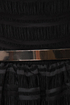 Flapper Keeper Backless Black Dress