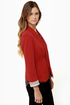 Make It a Date Rust Red Blazer