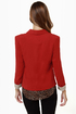 Make It a Date Rust Red Blazer