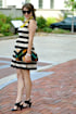 The Bee's Knees Beige Striped Dress
