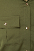 Daily Grind Olive Green Button-Up Top