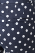 Bumper Cropped Blue Polka Dot Pants