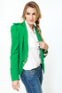 Cash Cropped Green Jacket