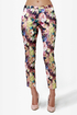 Photo Opulence Floral Print Cropped Pants