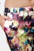 Photo Opulence Floral Print Cropped Pants