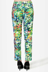 Monet, Monet, Monet Cropped Floral Print Pants