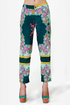 Paisley-d Role Print Cropped Pants