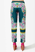 Paisley-d Role Print Cropped Pants