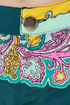 Paisley-d Role Print Cropped Pants