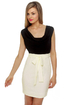 Good Show Black and White Dress