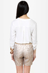 Fancy Pants Gold Brocade Shorts