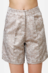 Fancy Pants Gold Brocade Shorts
