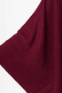 Mixed Berries Burgundy Poncho