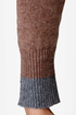 Hot Cocoa Brown Striped Sweater Dress