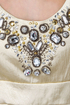 Poppin\\\' Baubles Beaded Gold Dress