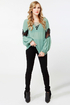 Sage Advised Sage Green Lace Top