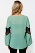 Sage Advised Sage Green Lace Top