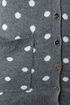 Dot-O-Rama Grey Polka Dot Cardigan Sweater