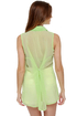 My Sheer-ona Sheer Mint Green Top