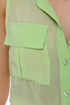 My Sheer-ona Sheer Mint Green Top