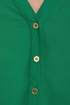 Cricket Song Sheer Green Top