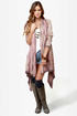 Heading Southwest Pink Sweater Wrap