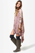 Heading Southwest Pink Sweater Wrap