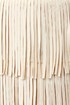 Start Your Fringe-ines! Cream Fringe Mini Skirt