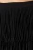 Start Your Fringe-ines! Black Fringe Mini Skirt