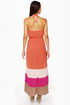 Pack a Punch Color Block Maxi Dress