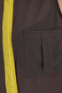 Dubbed Version Grey Button-Up Top