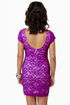 Closing Credits Purple Lace Dress