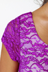 Closing Credits Purple Lace Dress