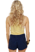 Tulle Short-Listed Navy Blue Lace Shorts