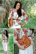 Tulle May Flowers Floral Print Top