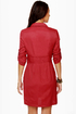 Tulle Day Camp Red Shirt Dress