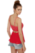 Tulle Apple Dumpling Red Tank Top