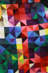 Motel Zahara Strapless Kaleidoscope Print Dress