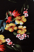 Motel Rowena Black Floral Print Dress