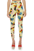Motel Jodie Yellow Floral Print Skinny Jeans