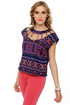 Dream-Cager Blue Print Top