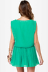 Sparks and Recreation Beaded Teal Dress