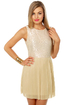 Music Box Dancer Beige Lace Dress