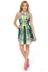 Summer of Love Green Paisley Print Dress