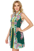 Summer of Love Green Paisley Print Dress