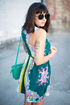 Summer of Love Green Paisley Print Dress