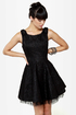 Fine and Dandy Black Lace Dress