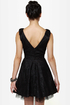 Fine and Dandy Black Lace Dress