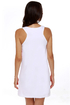 Sixties Fix White and Red Shift Dress