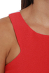 Sixties Fix White and Red Shift Dress